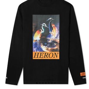 Heron Preston Long Sleeve OS Heron Times Tee